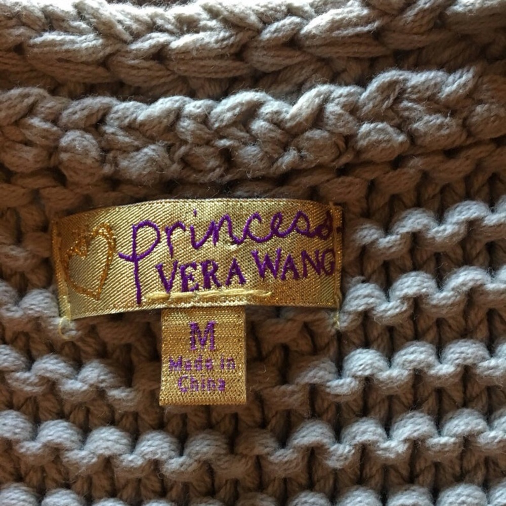 Princess Vera Wang knitted sweater vest